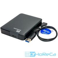 Жесткий диск внешний WESTERN DIGITAL ELEMENTS 2 TB ЧЕРНЫЙ 1/1