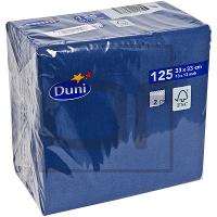 Салфетка 33х33 см 2-сл 125 шт/уп СИНЯЯ ''DUNI'' 1/16