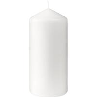 Свеча СТОЛБИК h200d70 мм БЕЛАЯ "Horizon Candles" 1/9