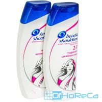 Шампунь HEAD&SHOULDERS 400мл 2 в 1 ГЛАДКИЕ И ШЕЛКОВИСТЫЕ ''P&G'' 1/6