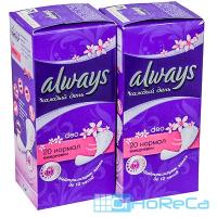 Прокладки ежедневные ALWAYS 20 шт DEO НОРМАЛ ''P&G'' 1/18