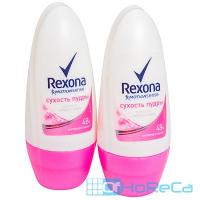 Дезодорант женский REXONA 50мл СУХОСТЬ ПУДРЫ ролик 1/6
