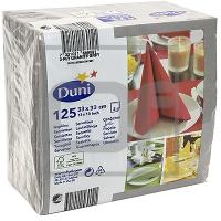 Салфетка 33х33 см 2-сл 125 шт/уп СЕРАЯ ''DUNI'' 1/16