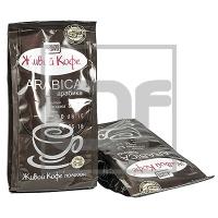 Кофе молотый 100г ARABICA мягкая упаковка ''ЖИВОЙ КОФЕ'' 1/1