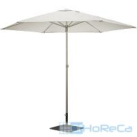 Зонт PROSTOR P50 D270 см один шестигранный тент с напольной подставкой БЕЖЕВЫЙ 1/1