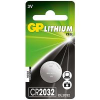 Батарейка CR2032 1 шт/уп GP LITHIUM в блистере GP 1/10