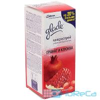 Освежитель микроспрей 10мл GLADE запасной блок ГРАНАТ И КЛЮКВА ''SCJ'' 1/12
