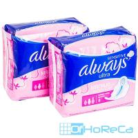 Прокладки ALWAYS SENSITIVE 8 шт в индивидуальной упак ULTRA супер плюс ''P&G'' 1/24
