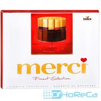 Конфеты шоколадные MERCI 250г ассорти 1/1