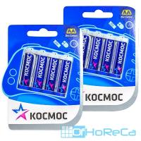 Батарейка AA 4 шт/уп КОСМОС в блистере 1/15