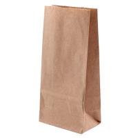 Пакет бумажный 80х50х170 мм 600 шт с прямоугольным дном КРАФТ "TEK PACK" 1/1