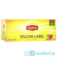 Чай черный пакетированный 50 шт/уп LIPTON YELLOW LABEL 1/1