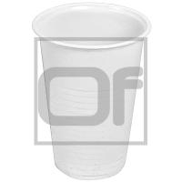 Стаканчик пластиковый 200мл D70 мм PP БЕЛЫЙ 1/100/3000