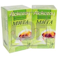 Чай черный пакетированный 25 шт в индивидуальной упак МЯТА ''ALOKOZAY'' 1/24