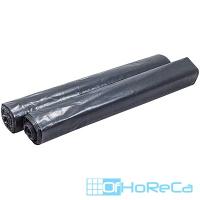 Мешок (пакет) мусорный 180л 900х1100 мм 50 мкм в рулоне ПВД ЧЕРНЫЙ 1/10/80