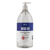 Средство дезинфицирующее 1 л DESO C9 ГЕЛЬ для рук и поверхностей с дозатором "DESO" 1/6