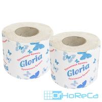 Бумага туалетная 1-сл 1 рул/уп 25 м эконом GLORIA СЕРАЯ 1/60