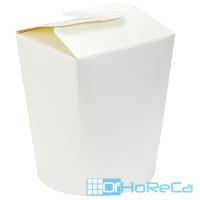 Контейнер бумажный CHINA PACK 750мл Н95хD90 мм БЕЛЫЙ 1/50/500