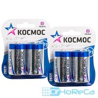 Батарейка D 2 шт/уп КОСМОС в блистере 1/12