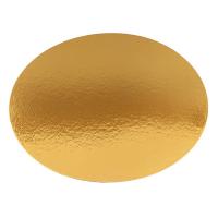 Подложка для торта 300х40х0,8 мм 100 шт прямоугольная ЗОЛОТО ЛАМИНИРОВАННАЯ "ALMIN" 1/1