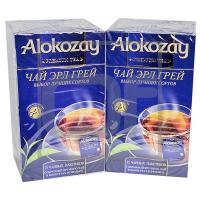Чай черный пакетированный 25 шт в индивидуальной упак EARL GREY с ароматом бергамота ''ALOKOZAY'' 1/24