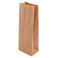 Пакет бумажный 120х80х330 мм с прямоугольным дном КРАФТ "TEK PACK" 1/1000