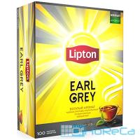 Чай черный пакетированный 100 шт/уп LIPTON EARL GREY 1/1
