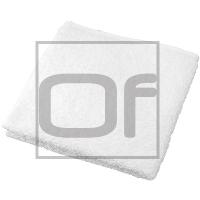 Салфетка махровая ДхШ 300х300 мм край жаккард ХЛОПОК БЕЛАЯ 1/50/400