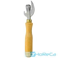 Нож консервный с деревянной ручкой 1/1