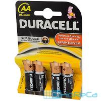 Батарейка AA 4 шт/уп DURACELL в блистере 1/20