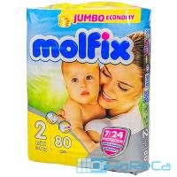 Подгузники детские 3-6кг 80 шт/уп MOLFIX MINI JUMBO ''HAYAT'' 1/150
