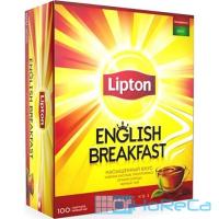 Чай черный пакетированный 100 шт/уп LIPTON ENGLISH BREAKFAST 1/1